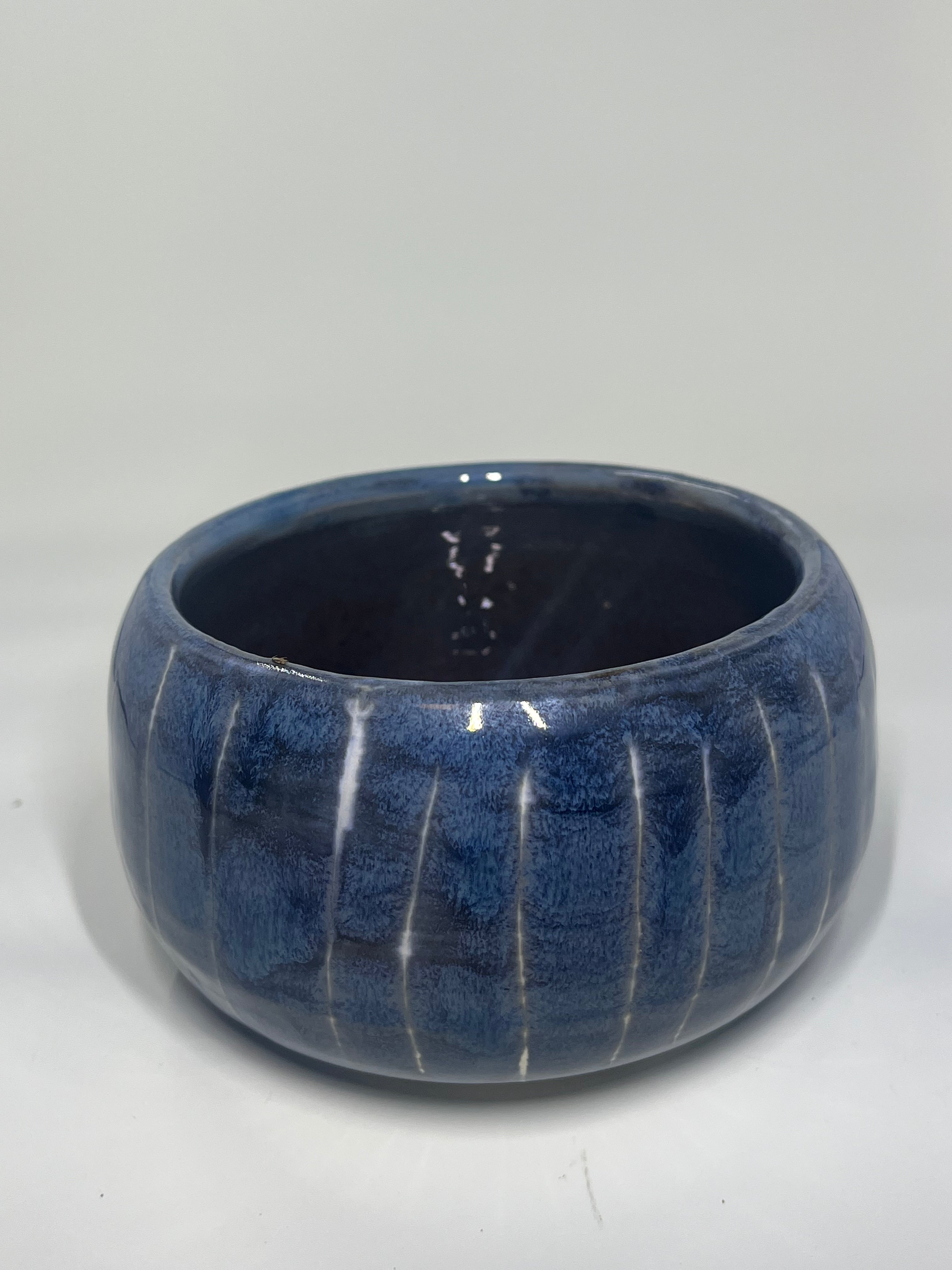 Blue wave bowl