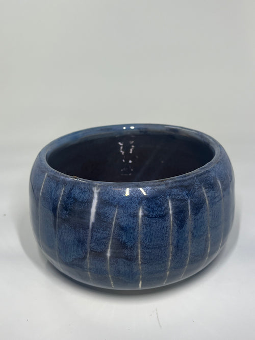 Blue wave bowl