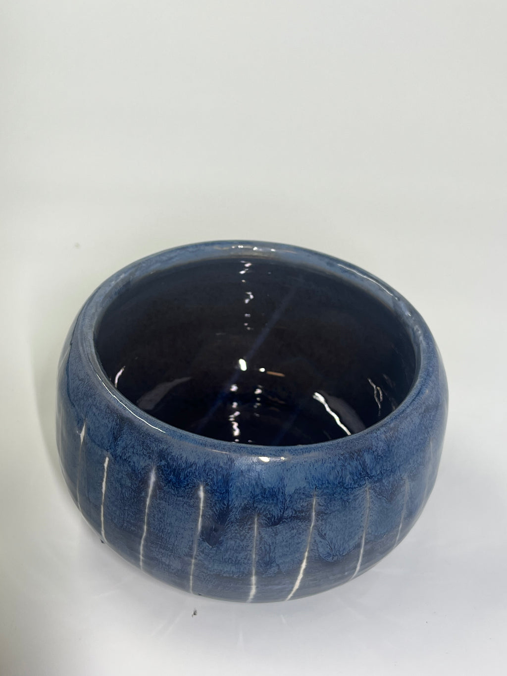 Blue wave bowl