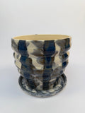Striped Planter Blue